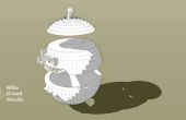Een ander 3D afgedrukt Jack-O-Lantern