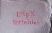 Bent u een LaTeX fetisjist? Het creëren van een shirt met LaTeX en Lumi Inkodye