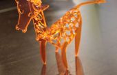 Acryl Giraffe model. 