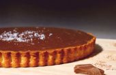 Chocolade gezouten Caramel Shortbread Twix taart