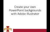 Microsoft PowerPoint achtergrond gemaakt op Adobe Illustrator