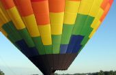 De kapitein van de hemel worden door middel van een ballonvaart hete-lucht