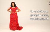 Hoe te dragen een Saree perfect, gemakkelijk & snel - DIY Sari draperen