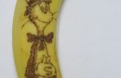 Hoe maak je bananen oxidatie kunst / hoe een banaan Tattoo