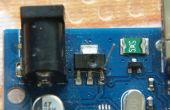 Repareren van een Arduino die werkt alleen via USB (geblazen regulator)
