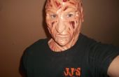 Handgemaakte Freddy Krueger kostuum Latex masker