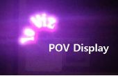 POV (persistentie van de visie) Display met IRled