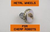 Metalen wielen voor goedkope Robots