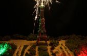 Vertind Eiffeltoren Stop Motion Project met vuurwerk en tuinen