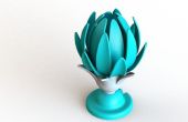 3D afgedrukt Flower Lamp (kroonjuweel)