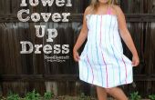Shirred handdoek Cover-up jurk! 