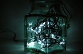 Ster Jar geigerteller geactiveerd LED decoratie (2012 remix)