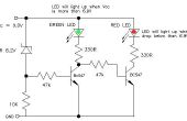 9V batterij status indicator circuit