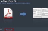 Hoe om te zetten pdf naar flash flip boek
