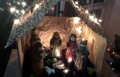 Nativity wieg - Upcycle luier vak, pistache shell en Gift Bag