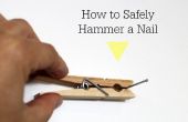 Veilig hamer een nagel