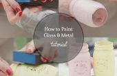 Hoe te schilderen van glas en metaal
