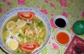 Chicken Noodle Soup (Soto Lamongan)