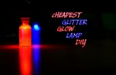 DIY Glitter Glow Lamp