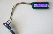 Arduino Nano: I2C 2 X 16 LCD-scherm met Visuino