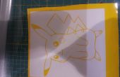 Hoe maak je een Pikachu Vinyl Sticker