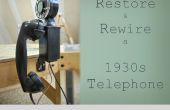 Herstellen en Rewire een telefoon van de jaren 1930