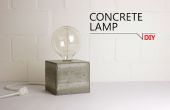 DIY - betonnen Lamp