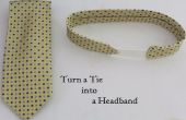 Een oude Tie omzetten in een hoofdband