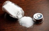 Ongebruikelijk gebruikt voor zout