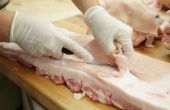 Renderen van varkensvlees reuzel