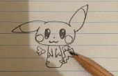 Hoe teken je Chibi Sonic en Pikachu