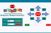 Arduino Robot Control console programma met de visual basic
