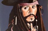 Captain Jack Sparrow portret (met speciale vloek Effect)! 