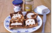 Mod een broodrooster en retro art toast voor ontbijt
