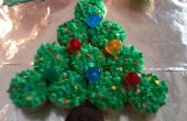 Kerstboom cupcake