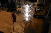 Frisdrank fles bloem wervels LED tafellamp