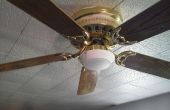 Plafond ventilator licht installeren