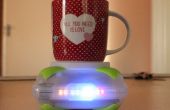 DIY zelfgemaakte draagbare Arduino koffie Coaster met temperatuur Indicator LED