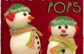 Snowman Christmas Cake Pops