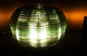 Gerecycled cd's Lamp