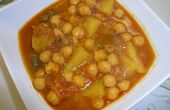 Garbanzo (kikkererwten) stevige soep met aardappelen