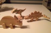 Houten speelgoed dinosaurussen
