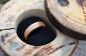 Mooie houten Ring en Box