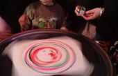 Spin schilderij wiel