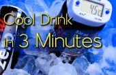 Koele dranken in 3 minuten