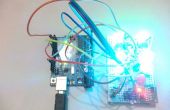 Versnellingsmeter gecontroleerde LED's