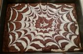 Spider Web roomkaas brownies