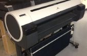 De grootformaat-printer gebruikt in Techshop Menlo Park