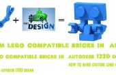 Hoe maak je aangepaste lego compatibel bakstenen in 123D design van autodesk