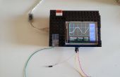 Maken met behulp van een oscilloscoop de SainSmart Mega2560 met het TFT LCD schild en de 3.5 "aanraakscherm in kleur